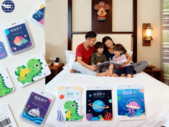 Customized Parent-Child Hotel Key Cards: Safe Materials + Childlike Design to Impress Family Guests