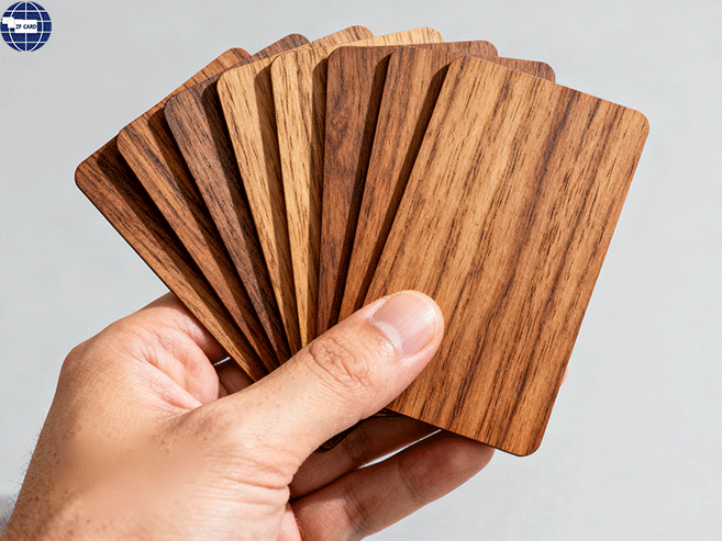 Eco-Friendly Custom Wooden Room Cards: Crafting Green Business Cards for Hotels