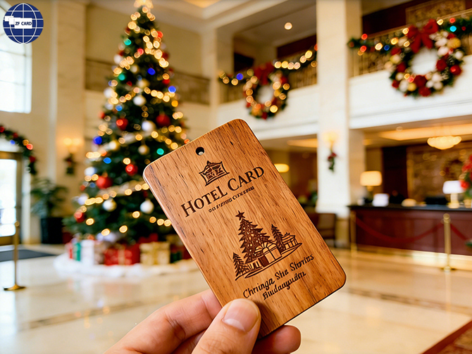 Christmas Wooden Hotel Key Cards: A Blend of Festivity, Intelligence and Elegance