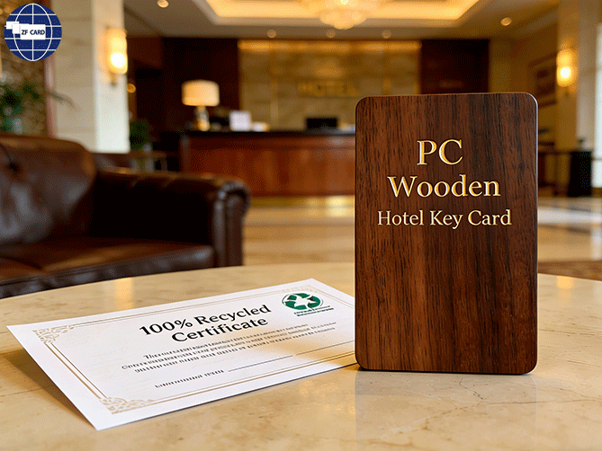 Polycarbonate + Wood: The Future Choice For High-end Hotel Key Cards